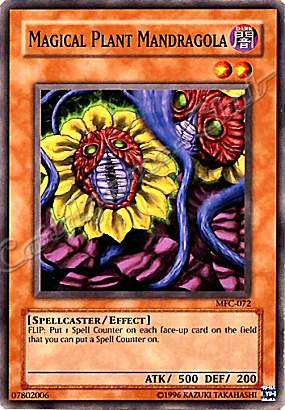 MFC-072 Magical Plant Mandragola comune Unlimited -NEAR MINT-