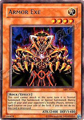 MFC-075 Armor Exe rara Unlimited -NEAR MINT-