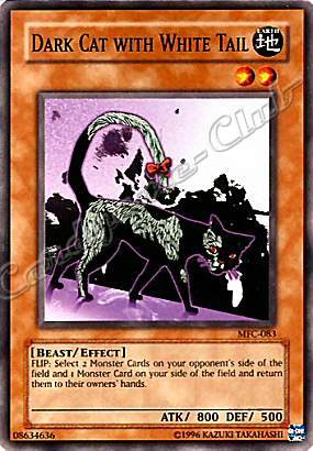 MFC-083 Dark Cat with White Tail comune Unlimited -NEAR MINT-