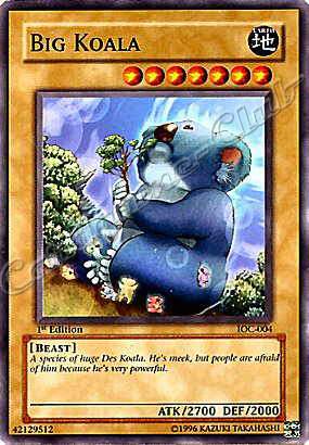 IOC-004 Big Koala comune 1st Edition -NEAR MINT-