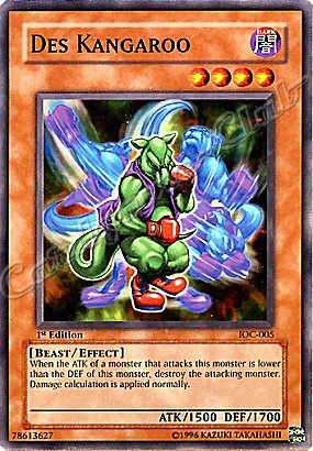 IOC-005 Des Kangaroo comune 1st Edition -NEAR MINT-