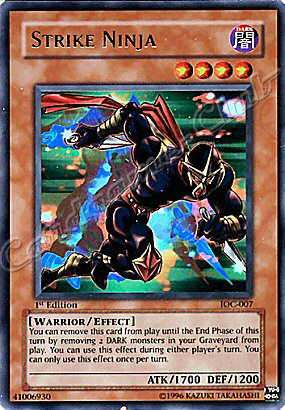 IOC-007 Strike Ninja ultra rara 1st Edition -NEAR MINT-