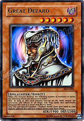 PGD-020 Great Dezard ultra rara Unlimited -NEAR MINT-