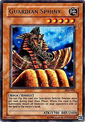 PGD-025 Guardian Sphinx ultra rara Unlimited -NEAR MINT-