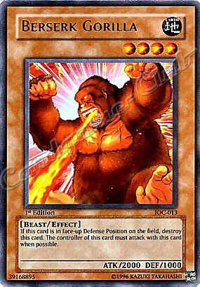 IOC-013 Berserk Gorilla rara 1st Edition -NEAR MINT-