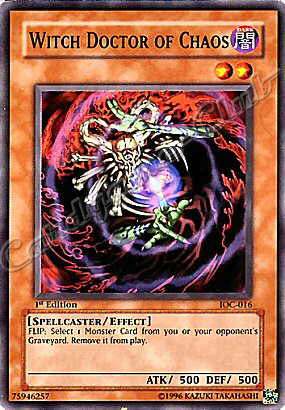 IOC-016 Witch Doctor of Chaos comune 1st Edition -NEAR MINT-