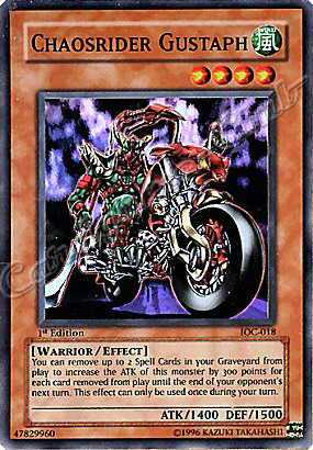 IOC-018 Chaosrider Gustaph super rara 1st Edition -NEAR MINT-