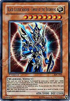 IOC-025 Black Luster Soldier - Envoy of the Beginning ultra rara 1st Edition -NEAR MINT-