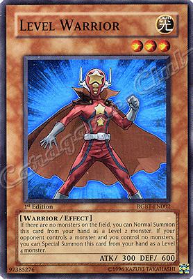 RGBT-EN002 Level Warrior super rara 1st Edition -NEAR MINT-