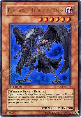 RGBT-EN013 Blackwing-Elphin the Raven ultra rara 1st Edition -NEAR MINT-