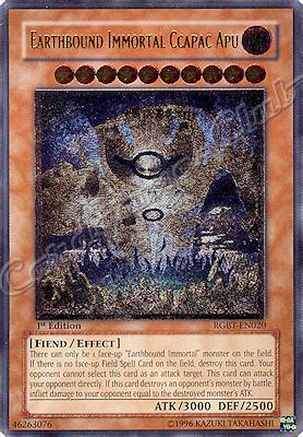 RGBT-EN020 Earthbound Immortal Ccapac Apu rara ultimate 1st Edition -NEAR MINT-