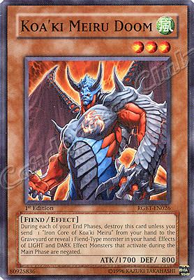 RGBT-EN026 Koa'ki Meiru Doom comune 1st Edition -NEAR MINT-