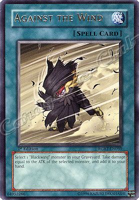 RGBT-EN050 Against the Wind rara 1st Edition -NEAR MINT-