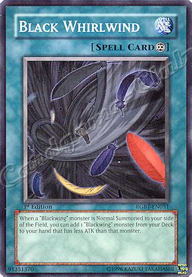 RGBT-EN051 Black Whirlwind comune 1st Edition -NEAR MINT-