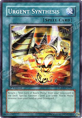 RGBT-EN057 Urgent Synthesis comune 1st Edition -NEAR MINT-