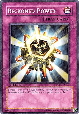 RGBT-EN073 Reckoned Power comune 1st Edition -NEAR MINT-