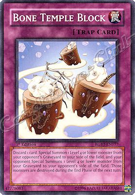 RGBT-EN077 Bone Temple Block comune 1st Edition -NEAR MINT-