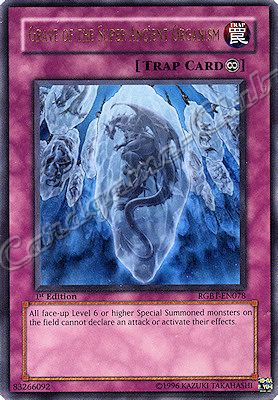 RGBT-EN078 Grave of the Super Ancient Organism ultra rara 1st Edition -NEAR MINT-