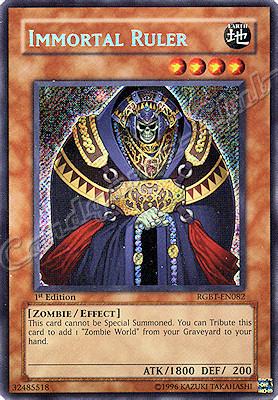 RGBT-EN082 Immortal Ruler rara segreta 1st Edition -NEAR MINT-