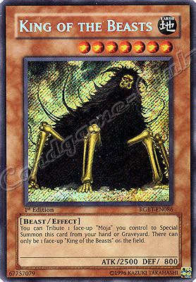 RGBT-EN086 King of the Beasts rara segreta 1st Edition -NEAR MINT-