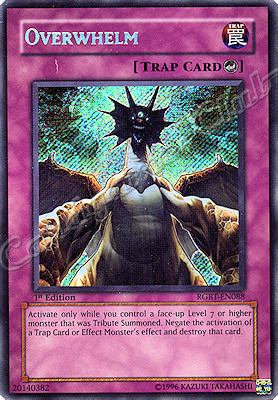 RGBT-EN088 Overwhelm rara segreta 1st Edition -NEAR MINT-