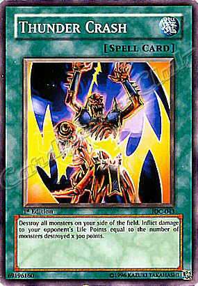 IOC-043 Thunder Crash comune 1st Edition -NEAR MINT-