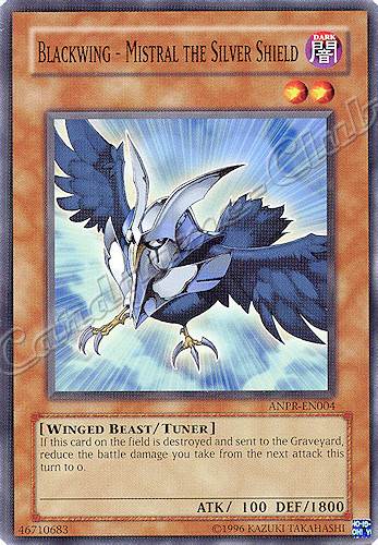 ANPR-EN004 Blackwing-Mistral the Silver Shield comune Unlimited -NEAR MINT-