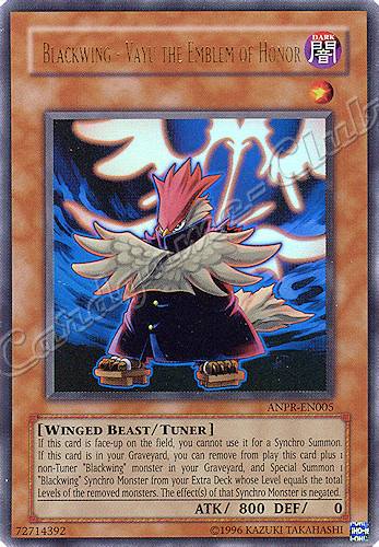 ANPR-EN005 Blackwing-Vayu the Emblem of Honor ultra rara Unlimited -NEAR MINT-