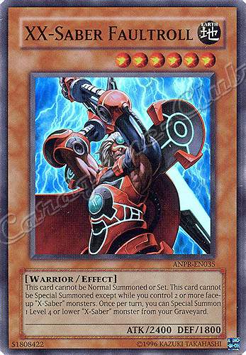 ANPR-EN035 XX-Saber Faultroll super rara Unlimited -NEAR MINT-