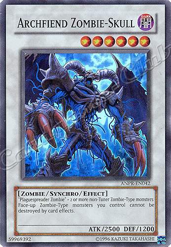 ANPR-EN042 Archfiend Zombie-Skull super rara Unlimited -NEAR MINT-