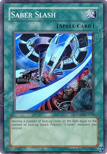ANPR-EN058 Saber Slash super rara Unlimited -NEAR MINT-