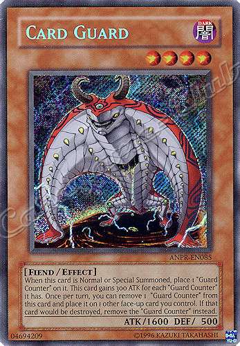 ANPR-EN085 Card Guard rara segreta Unlimited -NEAR MINT-