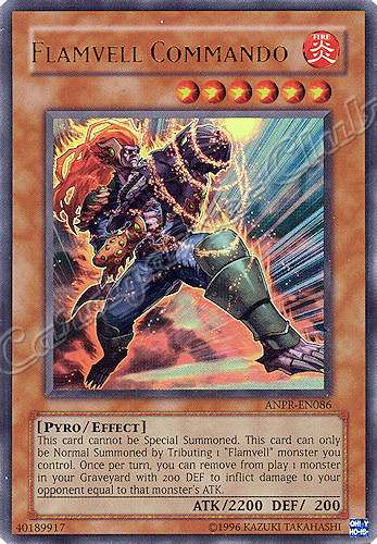 ANPR-EN086 Flamvell Commando ultra rara Unlimited -NEAR MINT-