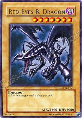 DLG1-EN012 Red-Eyes B. Dragon rara -NEAR MINT-