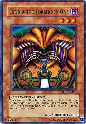 DLG1-EN022 Exodia the Forbidden One ultra rara -NEAR MINT-