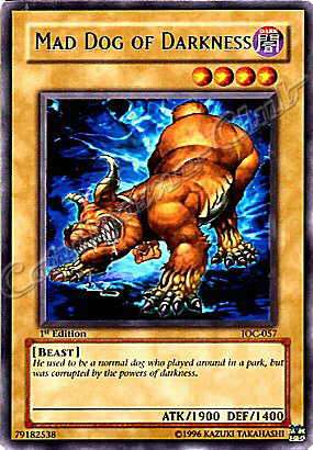 IOC-057 Mad Dog of Darkness rara 1st Edition  -PLAYED-