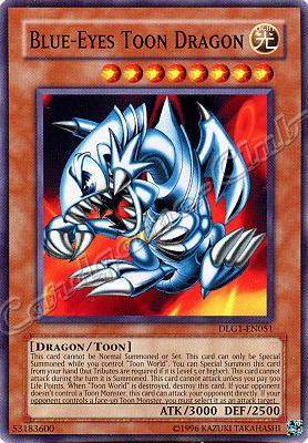 DLG1-EN051 Blue-Eyes Toon Dragon comune -NEAR MINT-