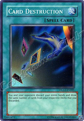 DLG1-EN085 Card Destruction super rara -NEAR MINT-
