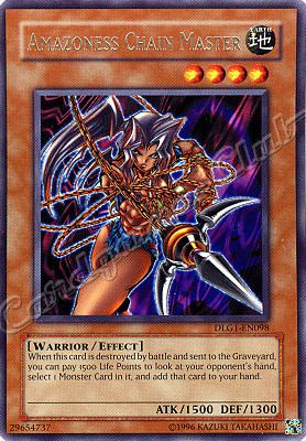 DLG1-EN098 Amazoness Chain Master rara -NEAR MINT-