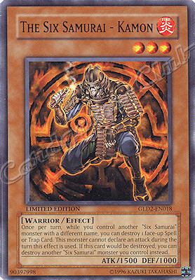 GLD2-EN018 The Six Samurai-Kamon comune Limited Edition -NEAR MINT-