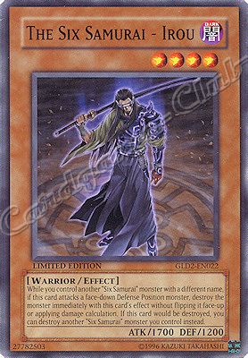 GLD2-EN022 The Six Samurai-Irou comune Limited Edition -NEAR MINT-