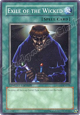 GLD2-EN034 Exile of the Wicked comune Limited Edition -NEAR MINT-