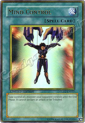 GLD2-EN037 Mind Control rara oro Limited Edition -NEAR MINT-