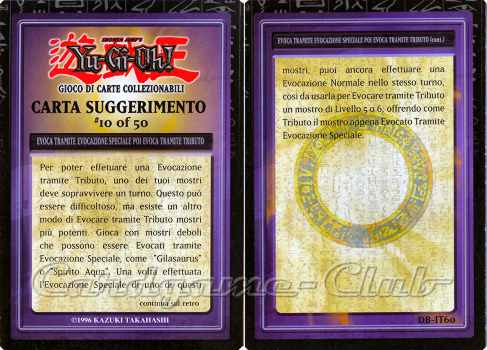 DB-IT60 Evoca tramite evocazione speciale poi evoca tramite tributo comune (IT) -NEAR MINT-