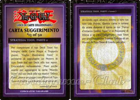 DB-IT63 Strategia Toon, Parte 2 comune (IT) -NEAR MINT-