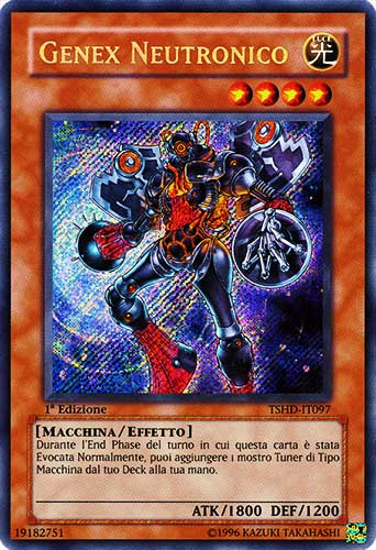 TSHD-IT097 Genex Neutronico rara segreta 1a Edizione (IT) -NEAR MINT-