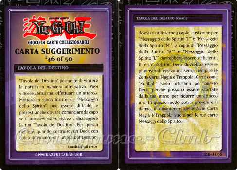 DB-IT96 Tavola del Destino comune (IT) -NEAR MINT-
