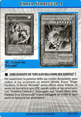 DP1-IT04 Combo devastante con "Uomo Alato Della Fiamma Eroe Elementale" 2 comune (IT) -NEAR MINT-