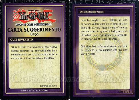 DR1-IT08 Quiz invertito comune (IT) -NEAR MINT-