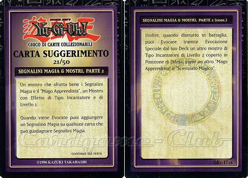 DR1-IT21 Segnalini magia e mostri, parte 2 comune (IT) -NEAR MINT-